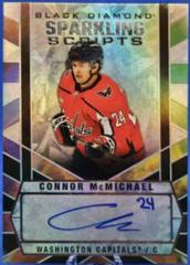 Connor McMichael Hockey Cards 2022 Upper Deck Black Diamond Sparkling Scripts Prices