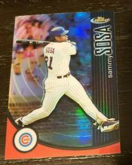 Sammy Sosa [Refractor] #65 Baseball Cards 2001 Finest Prices