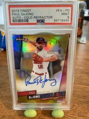 Paul DeJong [Gold Refractor] #FA-PD Baseball Cards 2019 Topps Finest Autographs Prices