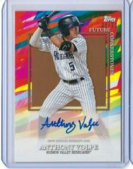 Anthony Volpe [Gold] Baseball Cards 2022 Topps Pro Debut Future Cornerstones Autographs Prices