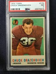 Chuck Drazenovich #172 Football Cards 1959 Topps Prices