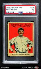 Bert Niehoff #125 Baseball Cards 1914 Cracker Jack Prices