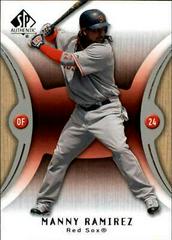 Manny Ramirez #58 Baseball Cards 2007 SP Authentic Prices
