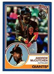 Andrew McCutchen [Blue] Baseball Cards 2018 Topps Update 1983 Baseball Prices