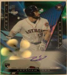 Abraham Toro [Green Refractor] #FFA-AT Baseball Cards 2020 Topps Finest Firsts Autographs Prices