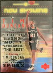 Tim Duncan #NS24 Basketball Cards 1999 Upper Deck Now Showing Prices