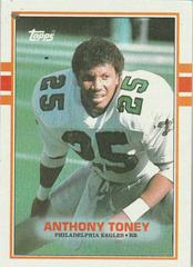 Anthony Toney Football Cards 1989 Topps Prices