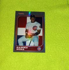 Sammy Sosa [Refractor] #40 Baseball Cards 1997 Bowman Chrome International Prices