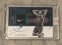 Moses Moody [Patch Autograph Tag] #366 Basketball Cards 2021 Panini Noir Prices