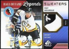 Ray Bourque [Patch] #HOF-RB Hockey Cards 2021 SP Game Used HOF Legends Sweaters Prices