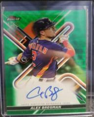 Alex Bregman [Green Wave] #FA-AB Baseball Cards 2022 Topps Finest Autographs Prices