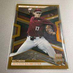 Jackson Baumeister [Status Orange] #129 Baseball Cards 2023 Panini Elite Extra Edition Prices