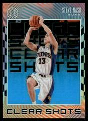 Steve Nash [Sapphire] #13 Basketball Cards 2019 Panini Illusions Clear Shots Prices