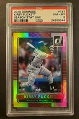 Kirby Puckett [Season Stat Line] #187 Baseball Cards 2015 Donruss Prices