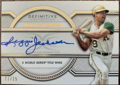 Reggie Jackson Baseball Cards 2022 Topps Definitive Legendary Autograph Collection Prices
