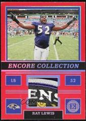 Ray Lewis [Ruby] #EC-1 Football Cards 2022 Panini Encased Encore Collection Prices