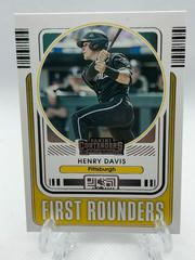 Henry Davis Baseball Cards 2021 Panini Contenders First Rounders Prices