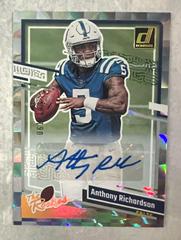 Anthony Richardson [Autograph] #2 Football Cards 2023 Panini Donruss The Rookies Prices