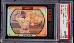 Derek Jeter [Retro Refractor] #50 Baseball Cards 2000 Bowman Chrome Prices