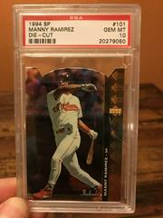 Manny Ramirez [Die Cut] #101 Baseball Cards 1994 SP Prices