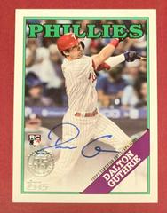 Dalton Guthrie Baseball Cards 2023 Topps Silver Pack 1988 35th Anniversary Autographs Prices