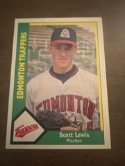 Scott Lewis #10 Baseball Cards 1990 Pacific Senior League Prices