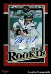 Zach Wilson [Signature Red] #217 Football Cards 2021 Panini Chronicles Legacy Update Rookies Prices