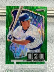 Ryne Sandberg [Forest Green Flash Prizm] #OS-4 Baseball Cards 2022 Panini Prizm Old School Prices