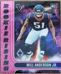 Will Anderson Jr. [Pink] #RIS-3 Football Cards 2023 Panini Phoenix Rookie Rising Prices