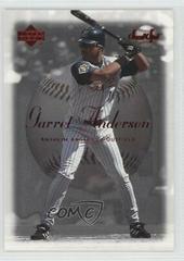 Garret Anderson #91 Baseball Cards 2001 Upper Deck Sweet Spot Prices