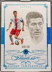 Robert Lewandowski [Sapphire] #82 Soccer Cards 2016 Panini Flawless Prices