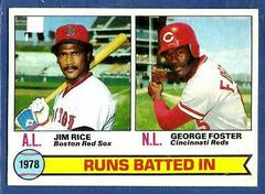 RBI Leaders [J. Rice, G. Foster] #3 Baseball Cards 1979 Topps Prices