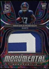 Wan'Dale Robinson [Psychedelic] #MME-WDR Football Cards 2022 Panini Spectra Monumental Memorabilia Prices