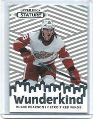 Chase Pearson #W-12 Hockey Cards 2022 Upper Deck Stature Wunderkind Prices