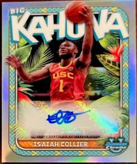 Isaiah Collier #BKA-IC Basketball Cards 2023 Bowman Chrome University The Big Kahuna Autographs Prices
