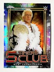 Ric Flair [Orange Refractor] Wrestling Cards 2021 Topps Chrome WWE 5 Timers Club Prices
