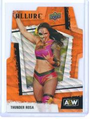 Thunder Rosa [Orange Slice Die Cut] #14 Wrestling Cards 2022 Upper Deck Allure AEW Prices