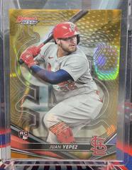 Juan Yepez [Gold Lava] #15 Baseball Cards 2022 Bowman's Best Prices