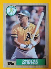 Dwayne Murphy #743 Baseball Cards 1987 Topps Tiffany Prices