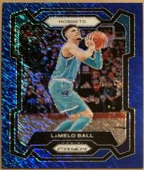 LaMelo Ball [Blue Shimmer] Basketball Cards 2023 Panini Prizm Prices