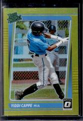 Yiddi Cappe [Gold] #RP3 Baseball Cards 2021 Panini Donruss Optic Rated Prospect Prices