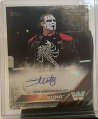 Sting [Gold] Wrestling Cards 2016 Topps WWE Then Now Forever Autographs Prices