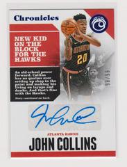 John Collins [Blue] Basketball Cards 2017 Panini Chronicles Autographs Prices