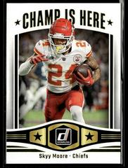 Skyy Moore #CIH-3 Football Cards 2023 Panini Donruss Champ is Here Prices