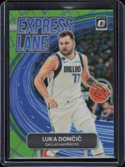Luka Doncic [Lime Green] #5 Basketball Cards 2022 Panini Donruss Optic Express Lane Prices