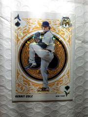 Gerrit Cole [Orange Fluorescent] Baseball Cards 2022 Panini Mosaic Aces Prices