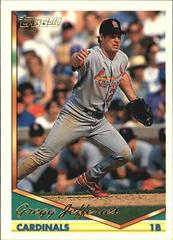 Gregg Jefferies #660 Baseball Cards 1994 Topps Gold Prices