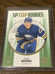 Jack Quinn [Green] #TR-8 Hockey Cards 2022 SP Authentic Top Rookies Prices