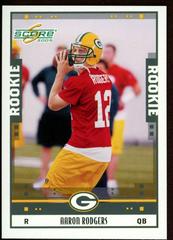 Aaron Rodgers [Glossy] #352 Football Cards 2005 Panini Score Prices