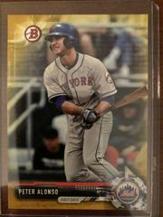 Peter Alonso [Gold] Baseball Cards 2017 Bowman Draft Prices